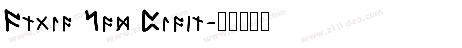 Anglo Sax Plain字体转换